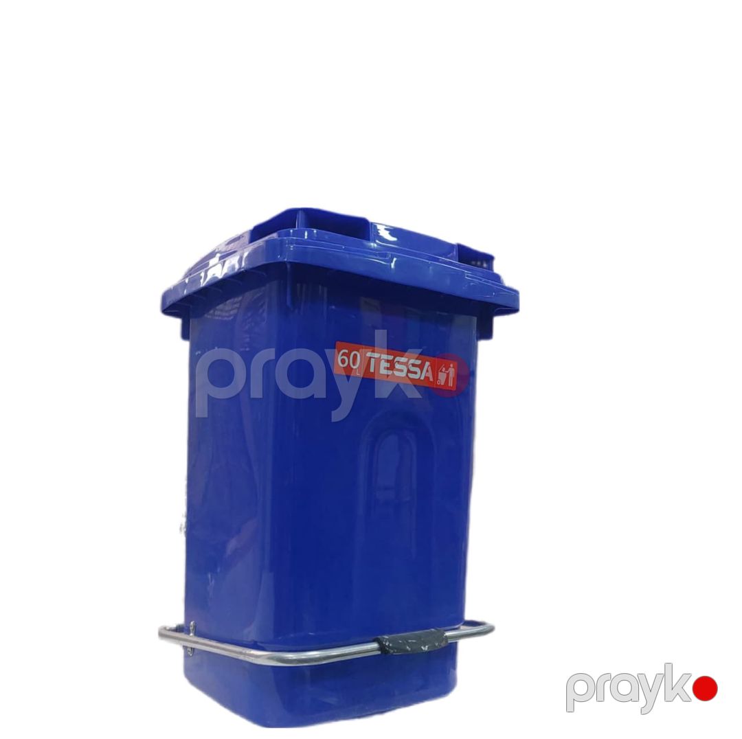Zibil qabı Tessa, pedallı, göy, 60 l — Mallar, Bakı (2)
