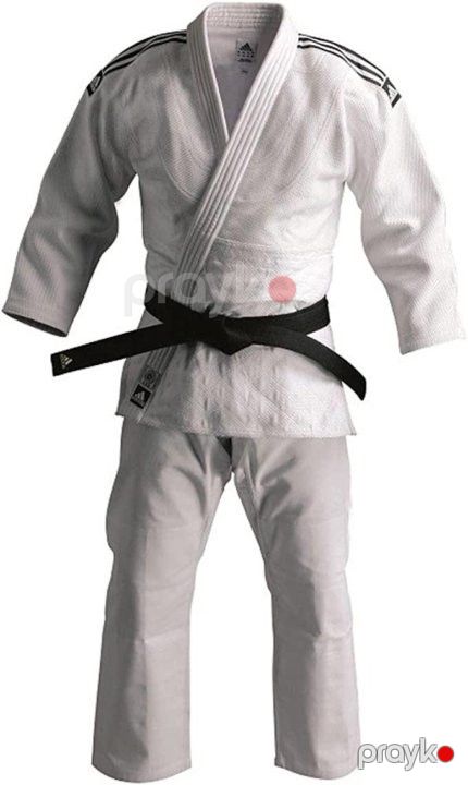 Cüdo məşqi üçün kimono SM659, ağ, pambıq, 170 sm, ölçü 4 — Bakı