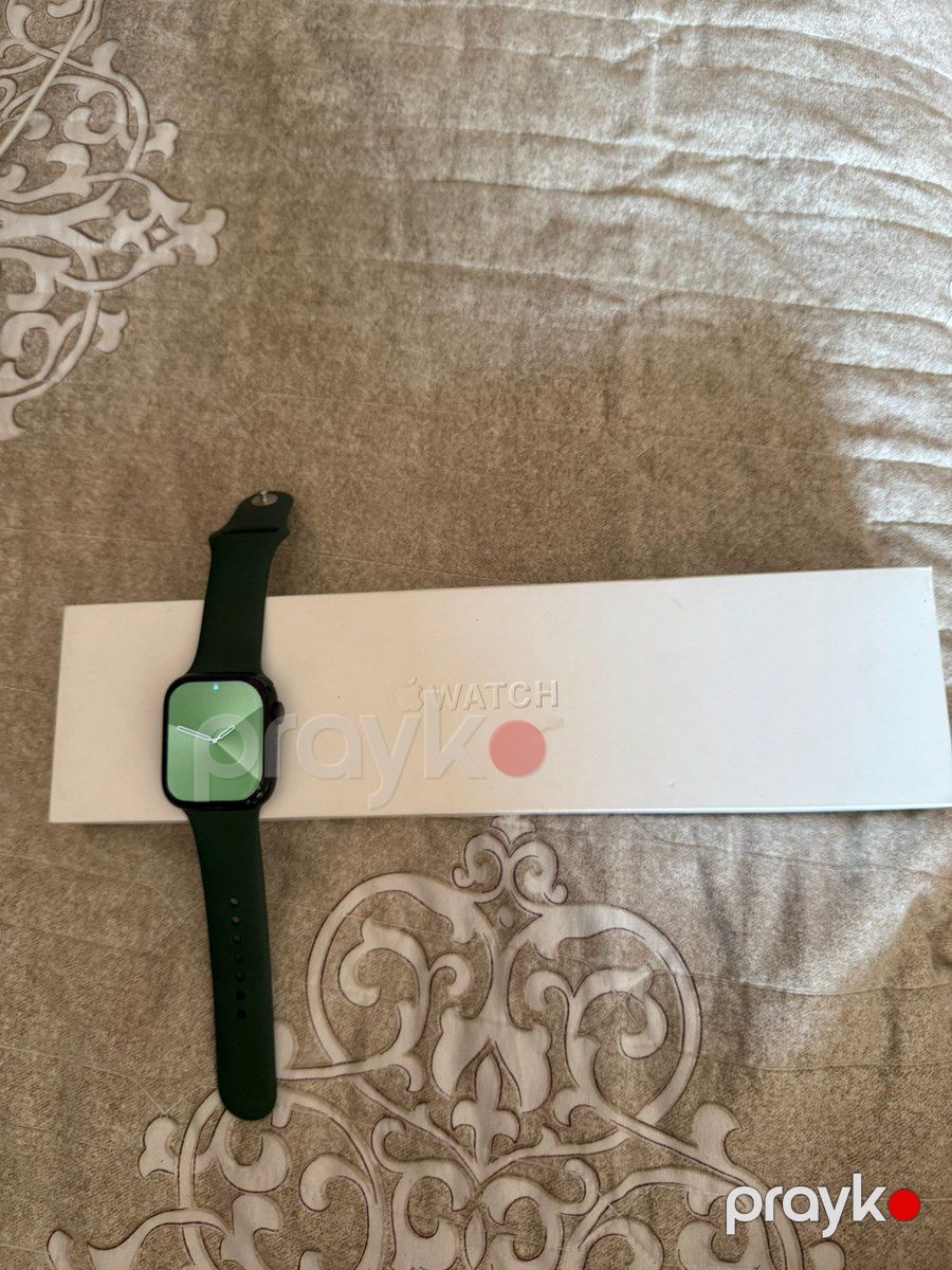 Apple Watch Series 7 Aluminum Green 45mm — Ağıllı saatlar və biləkliklər, Bakı (2)