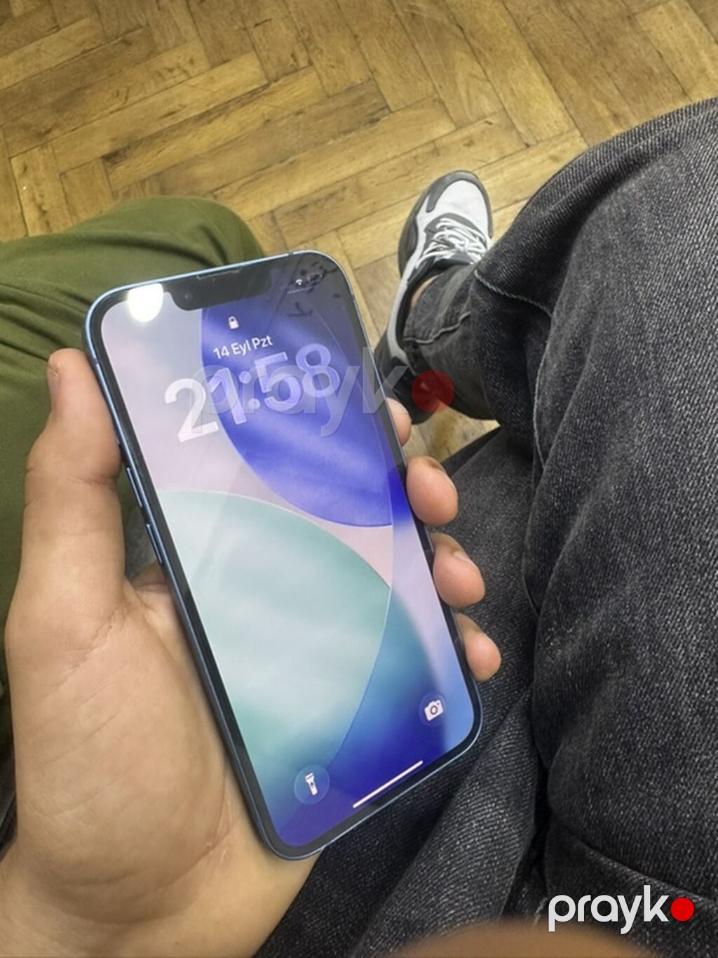 IPhone 13, Mavi, Face ID — Apple iPhone, Bakı (4)