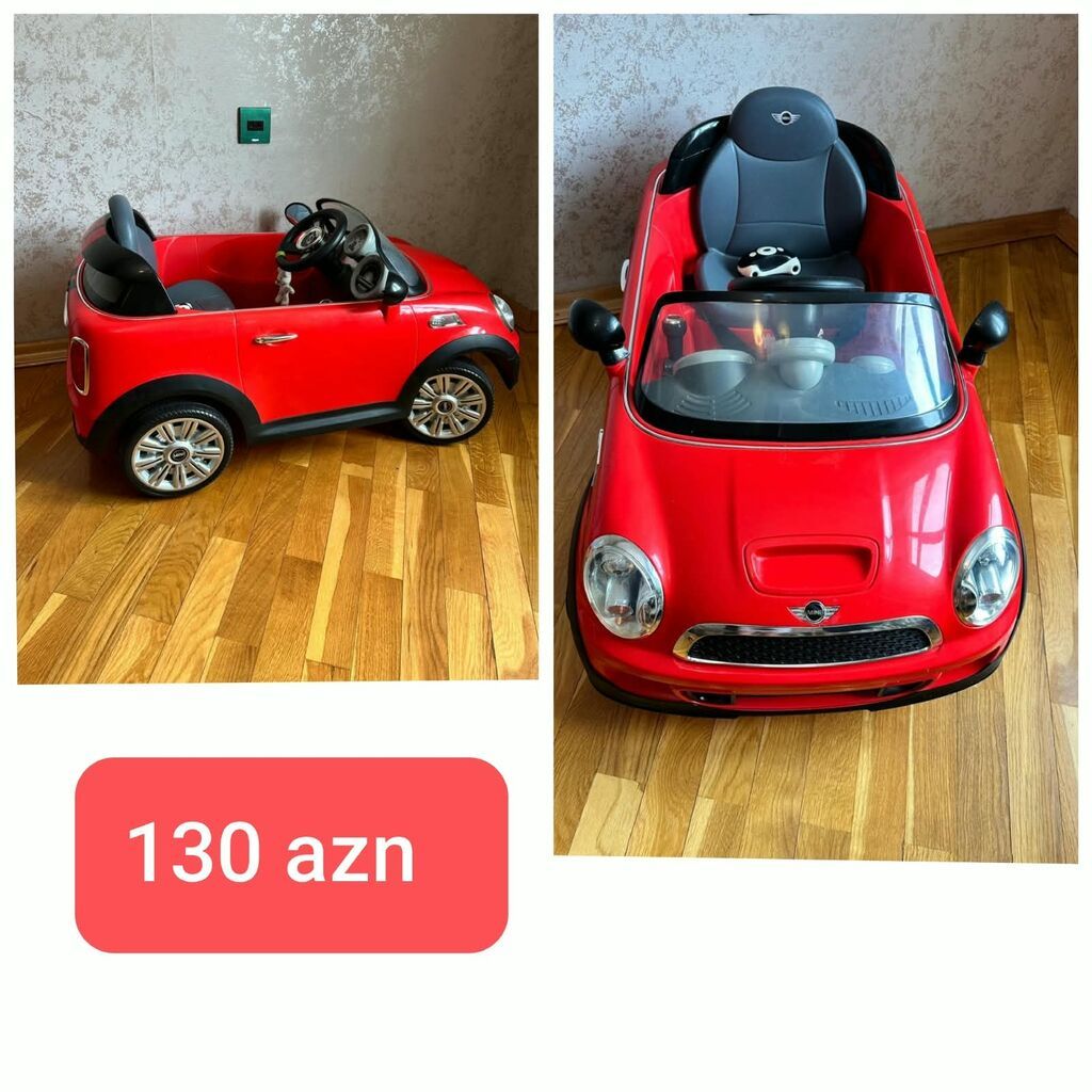 Uşaq üçün akkumulyatorlu elektrik maşın – Mini Cooper dizaynı - Rəng — Uşaq avtomobilləri, Xırdalan