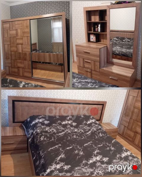 *550₼ Yataq mebeli Satılır*‼ Bazasiz Ünvan:-Zabrat 1 — Bakı