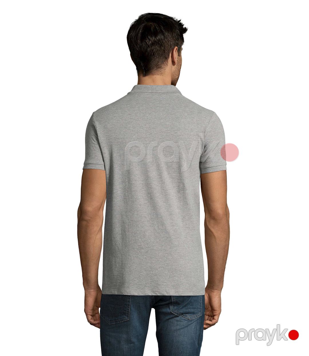 Kişilər üçün polo Sol's 11346360, boz, pambıq/viskoz, ölçü XXL — Mallar, Bakı (2)