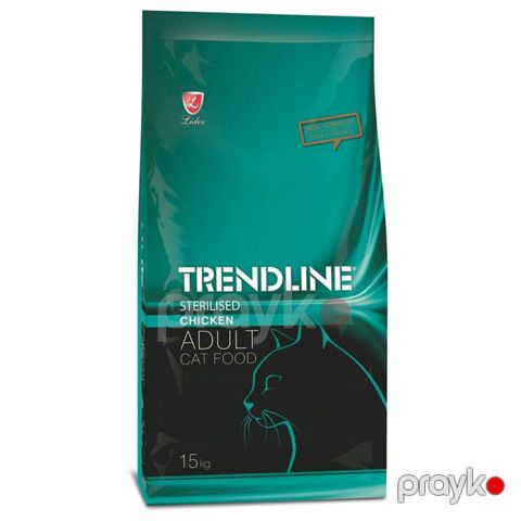 Quru yem Trendline Sterilised kastrasiya və sterilizasiya olunmuş pişiklər üçün toyuq dadı ilə 15 kq — Bakı