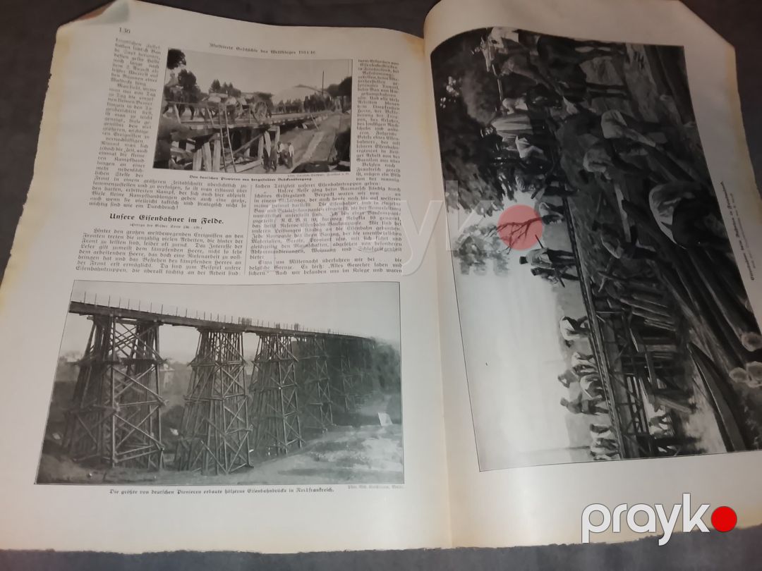 110 illik Alman 1-ci Dünya Müharibəsi jurnalı — Kitablar və jurnallar, Bakı (3)