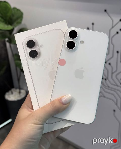 IPhone 16, 128 GB, Ağ, Zəmanət, Simsiz şarj, Face ID — Bakı