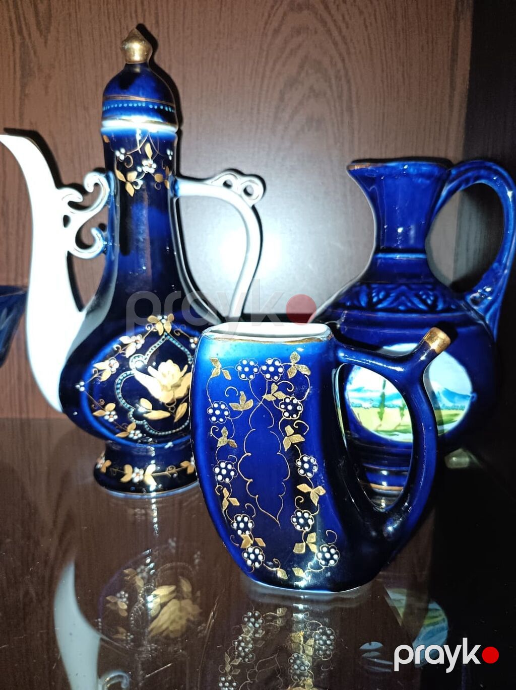 Rəng - Qızılı, Şüşə — Süfrə qabı, Bakı (8)