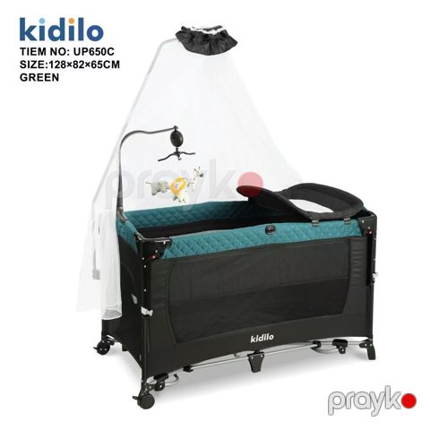 Manej-çarpayı Kidilo UP650C SC010, yaşıl — Bakı