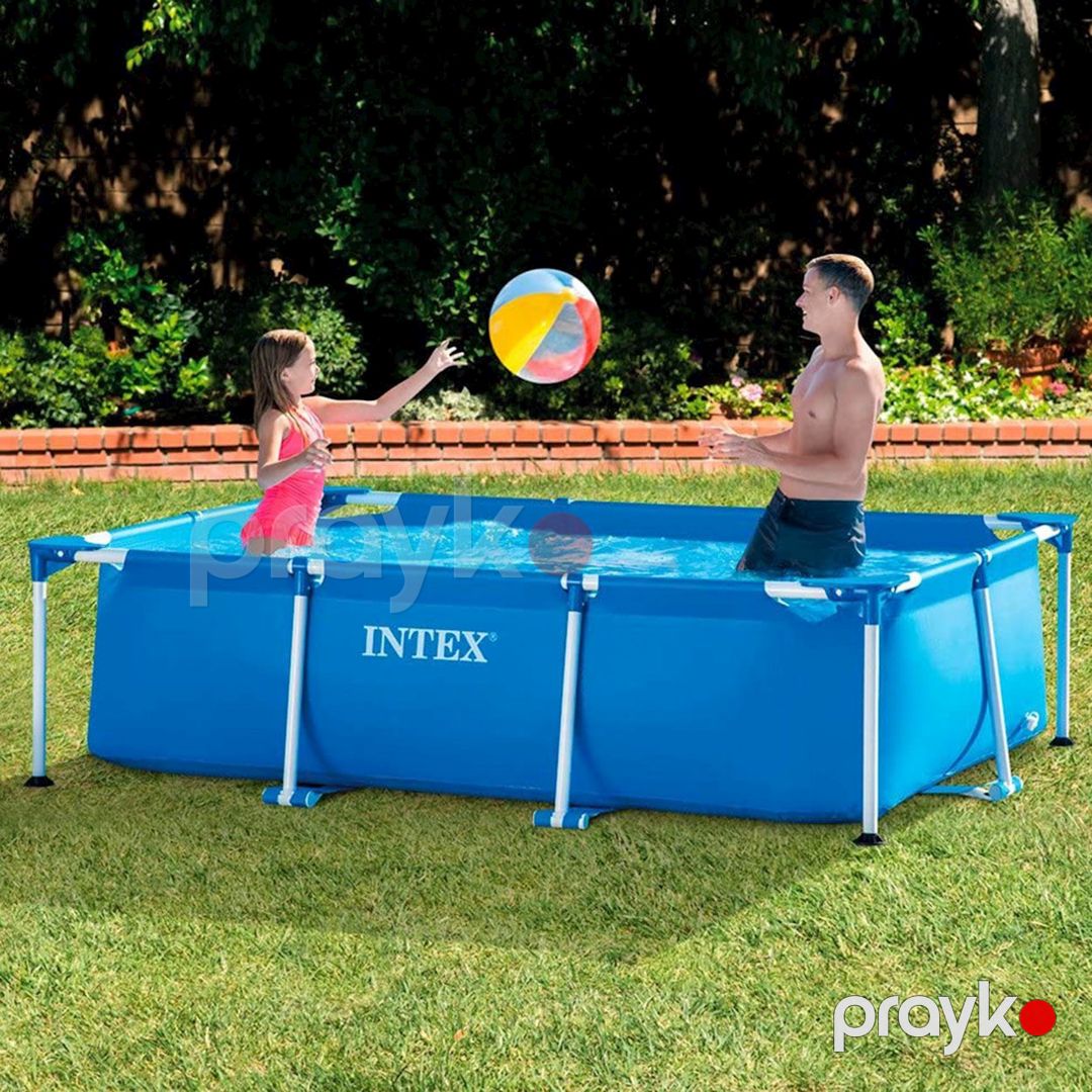 Hovuz Intex Rectangular 28270 karkas, düzbucaq, 220x150x60 sm, 1662 l, göy — Hovuzlar, Bakı (2)