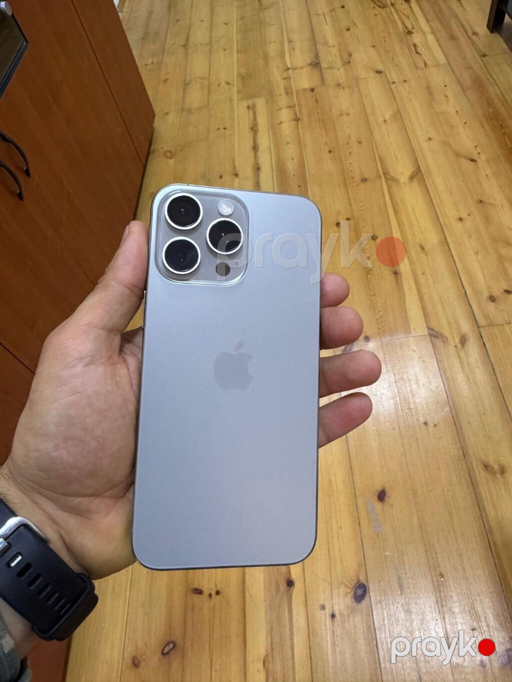 IPhone 15 Pro Max, 256 GB, Natural Titanium, Face ID, Sənədlərlə — Apple iPhone, Bakı (2)