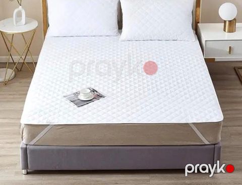 Qoruyucu döşək üzü MM Tekstil MM-85, ağ, 180x200 sm — Bakı