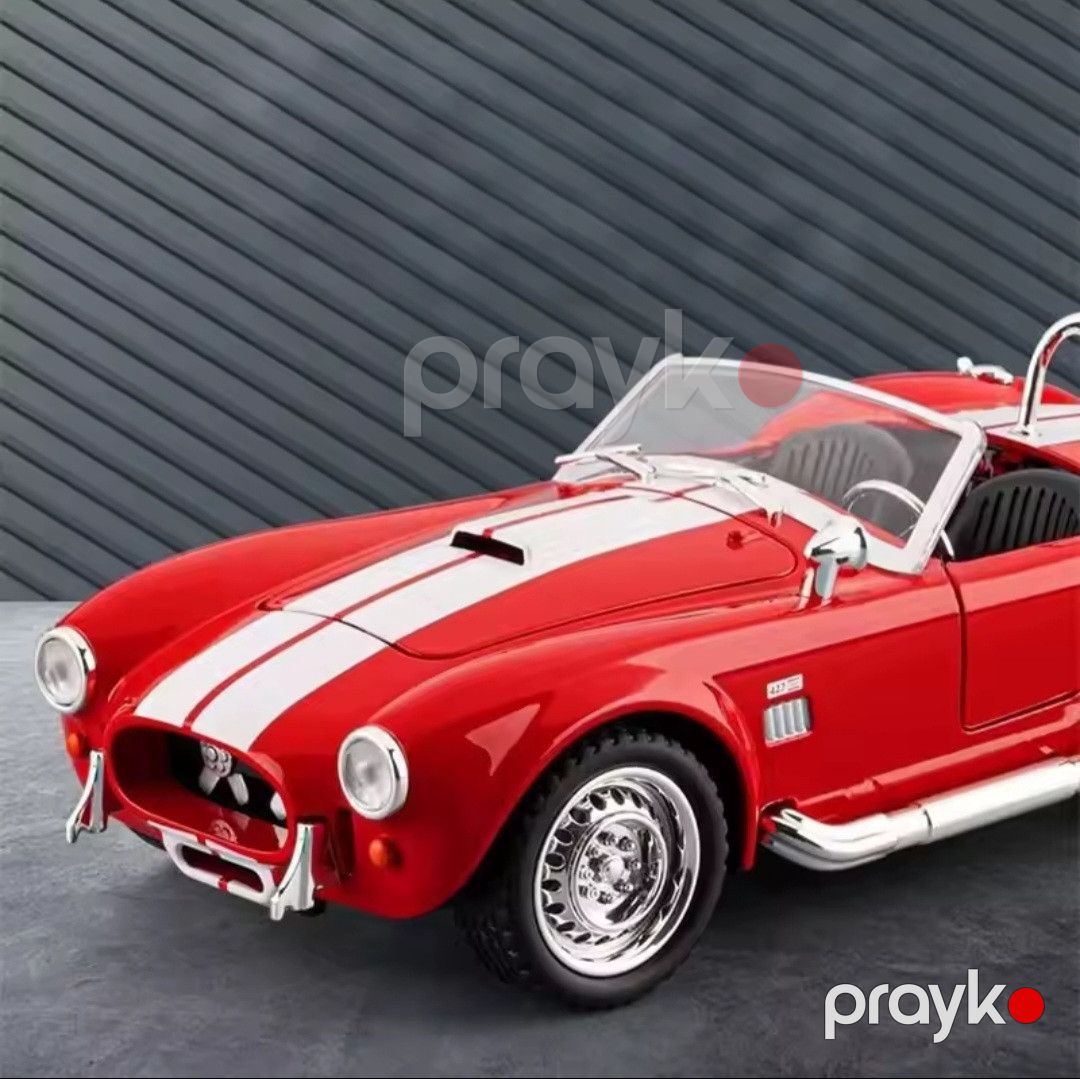 Maşın 1:24 Ford Shelby Cobra 427 Roadster 1965 S/C, qırmızı — Mallar, Bakı (3)