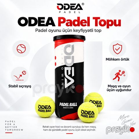 Padel topu Odea, sarı, 3 əd — Bakı