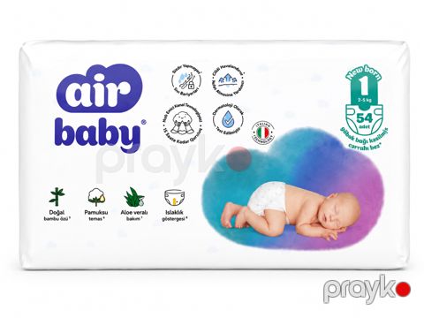 Uşaq bezləri Air baby, 2-5 kq 1(Newborn), 54 əd- TORY-002175 — Bakı