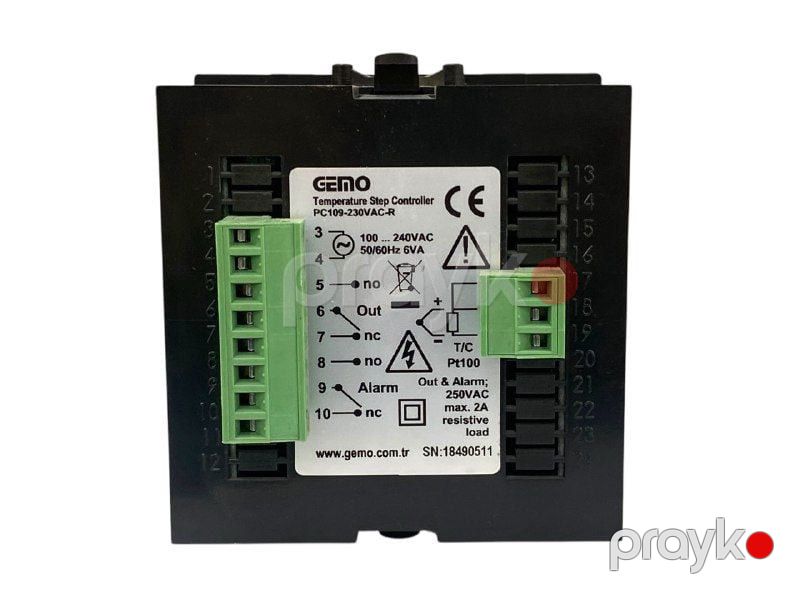 Rəqəmsal temperatur tənzimləyicisi Gemo PC-109 - PC109-230VAC-R — Mallar, Bakı (3)