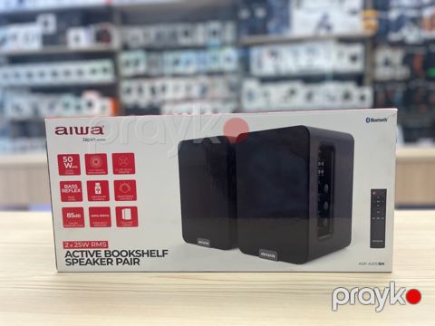 Aıwa ASP-A200BK Active BookShelf Speaker Pair — Bakı