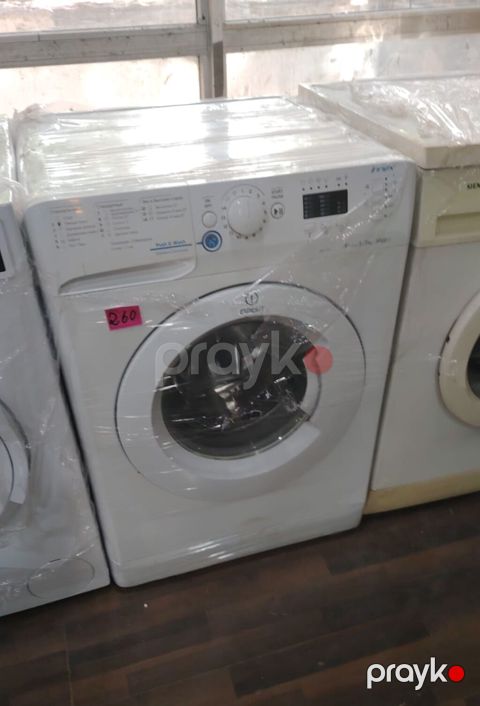 Indesit ön yükləməli paltaryuyan maşın - Ön yükləmə dizaynı, iri şüşə — Digah