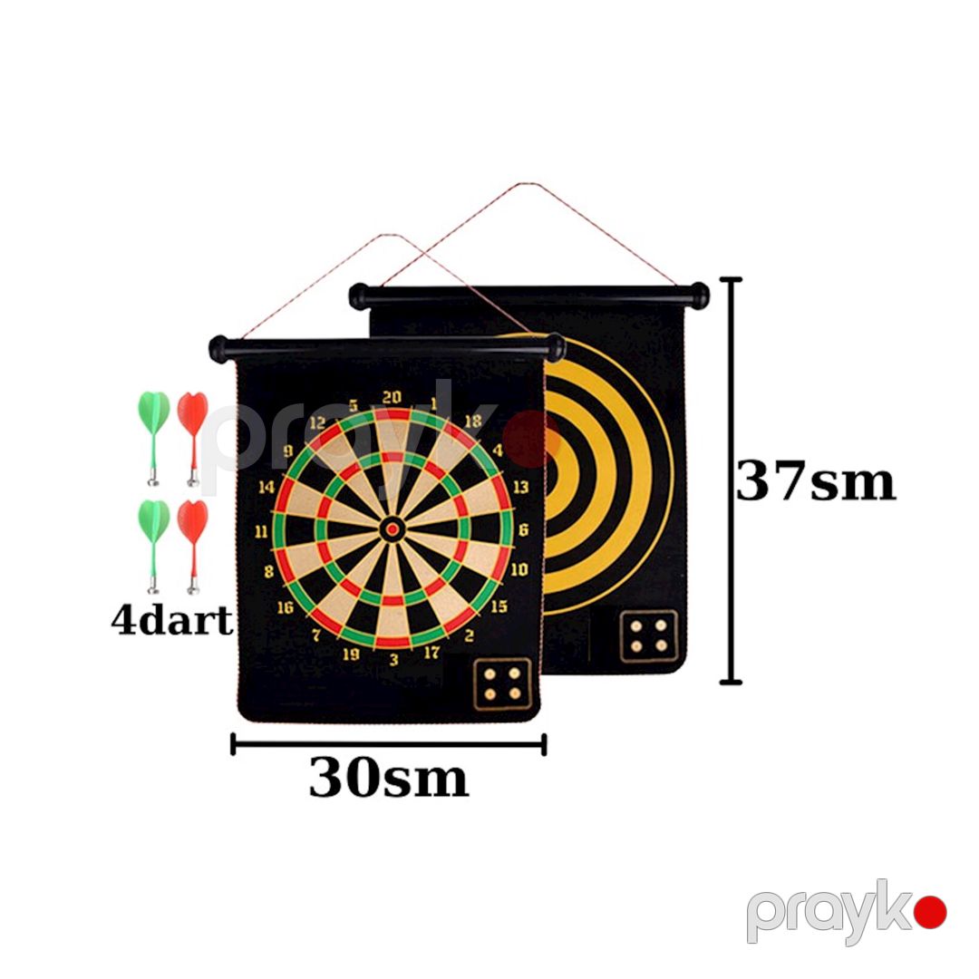 Mizraqlar ilə maqnitli darts 1182, 37x30 sm, 4 mizraq, Qara — Mallar, Bakı (3)