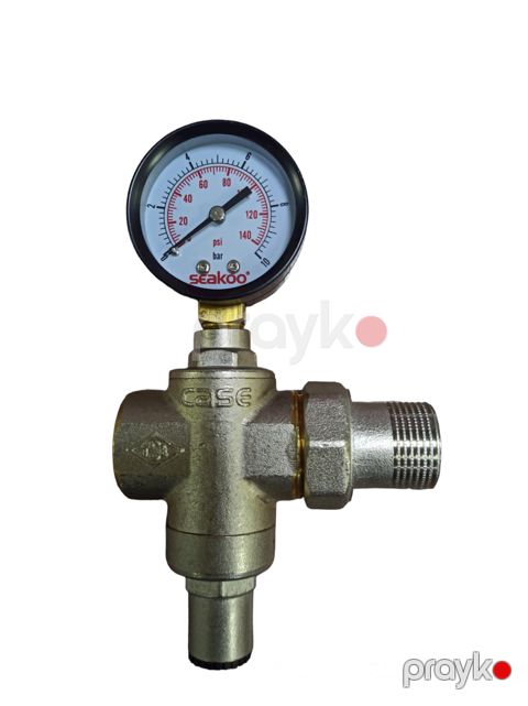 Su təzyiq tənzimləyicisi Case 3/4" (20 mm), bağlantılı — Bakı
