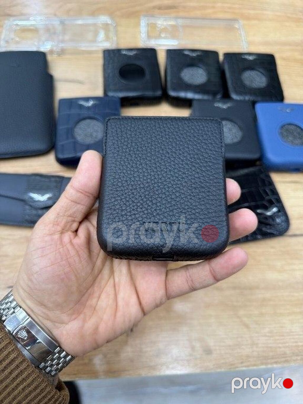 Vertu Ironflip Calf Skin Jade Black 512GB/12GB Exclusive New Vertu — Çexollər, Bakı (3)