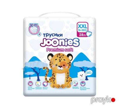 Tuman-bezlər Joonies Premium Soft XXl ölçü. 15-20 kq, 28 əd — Bakı