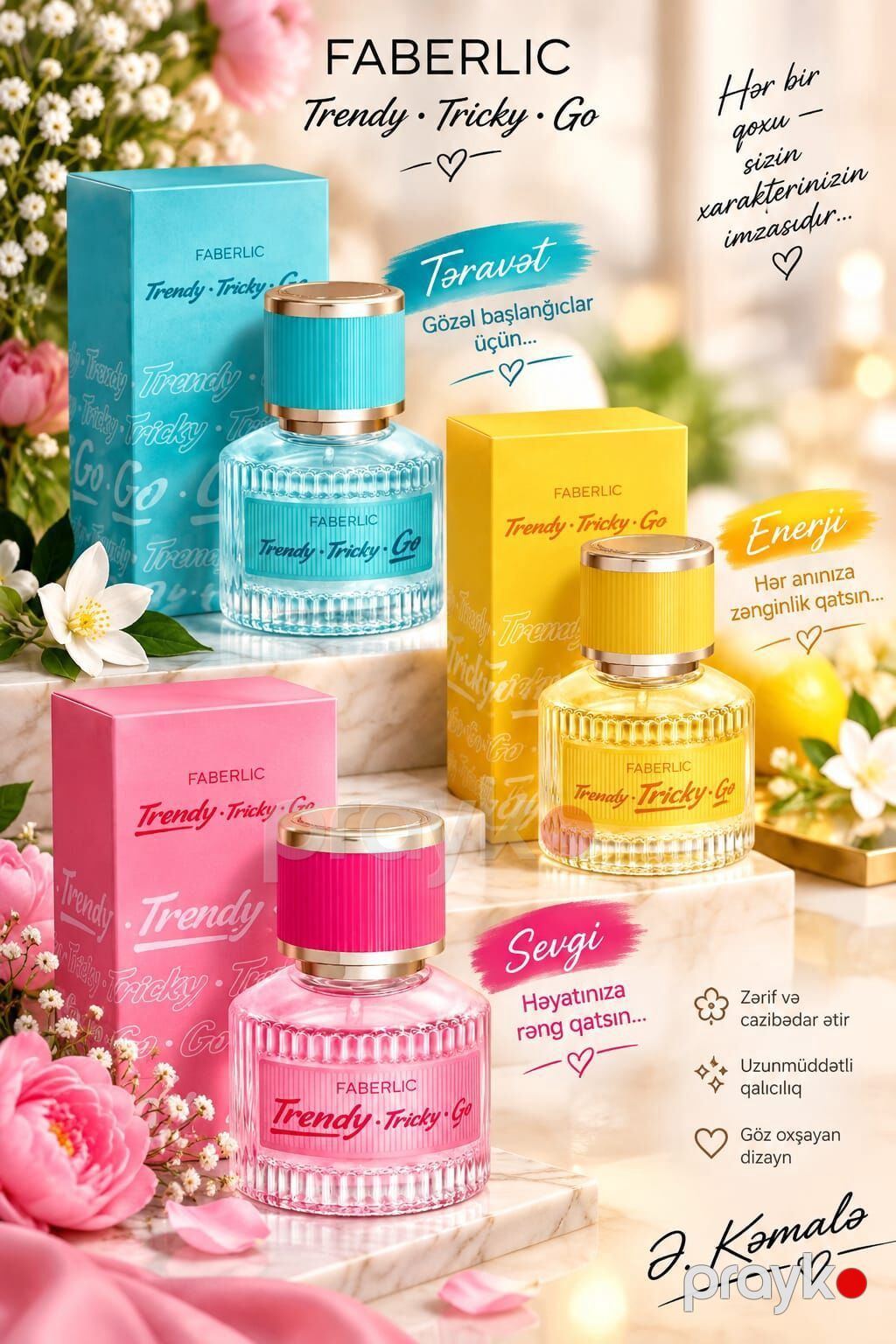 Faberlic brendinə aid müxtəlif baxım məhsulları və hədiyyə dəstləri — Kosmetik və parfüm dəstləri, Bakı (9)
