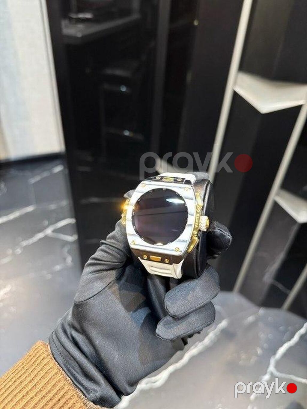 Smart saat "vertu watch blue carbon gold blue strap 2025" Vertu — Ağıllı saatlar, Bakı (8)
