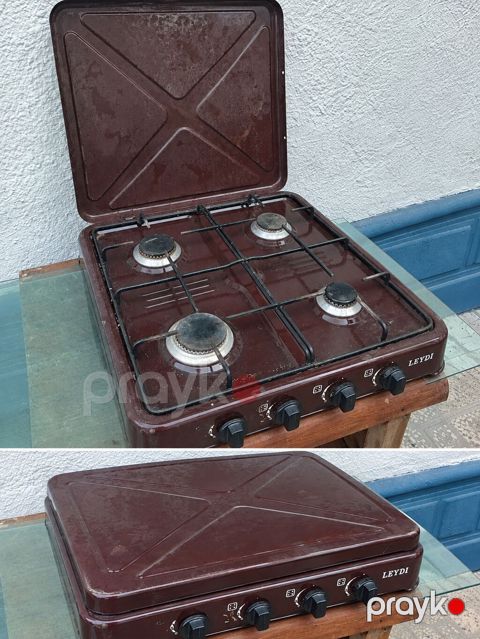 Qaz plitəsi Stolüstü, 4 gözlü, İşlənmiş — Bakı