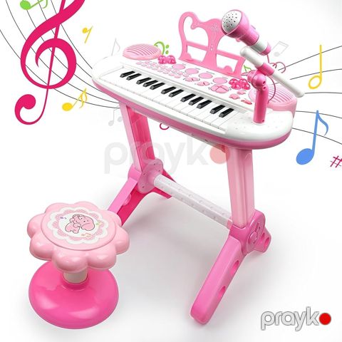 Uşaqlar üçün elektron piano RN5555, çəhrayı, 3+ yaş, Piramida10682 - Piramida10682 — Bakı