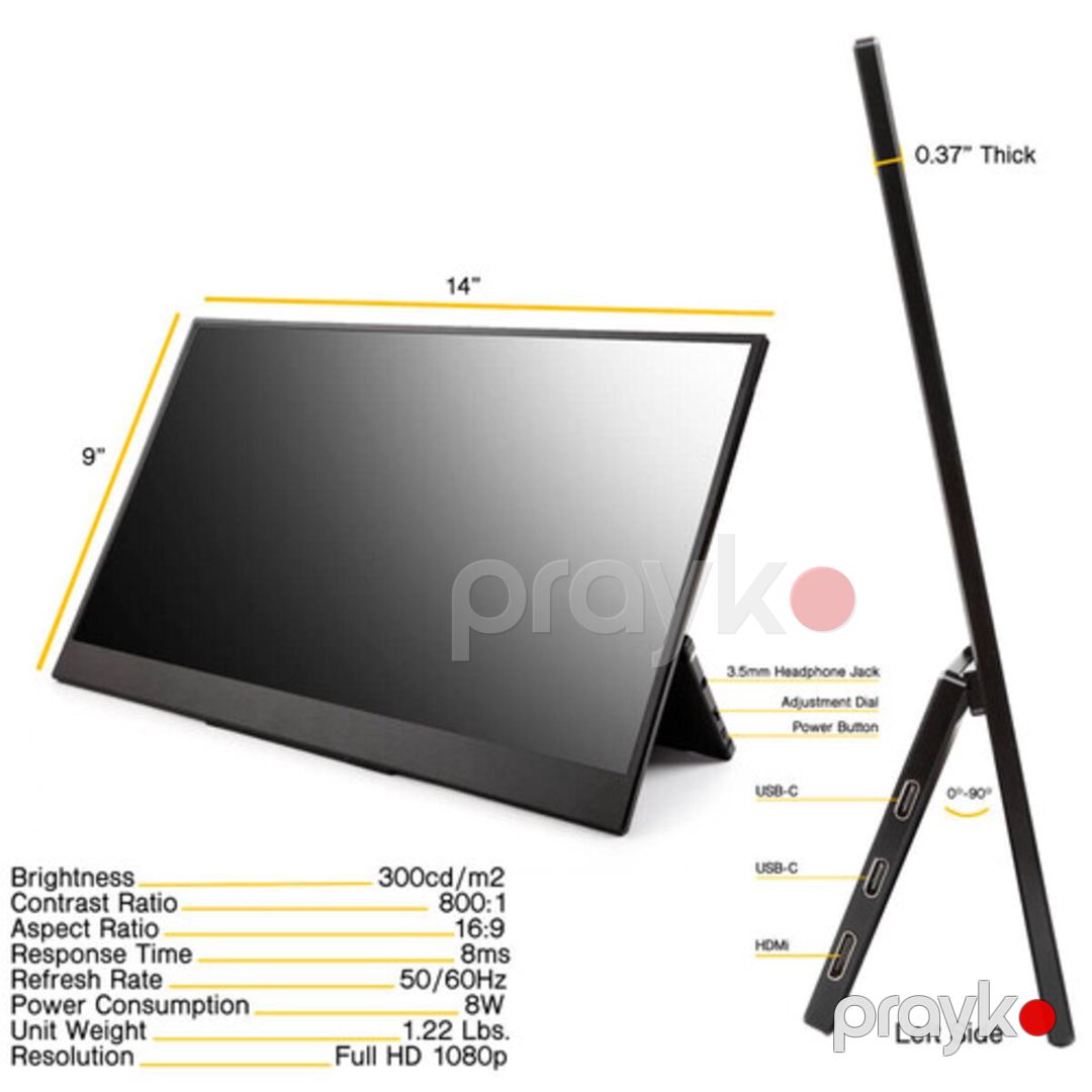 Portable Monitor 15.8 — Kompüterlər və noutbuklar, Bakı (3)