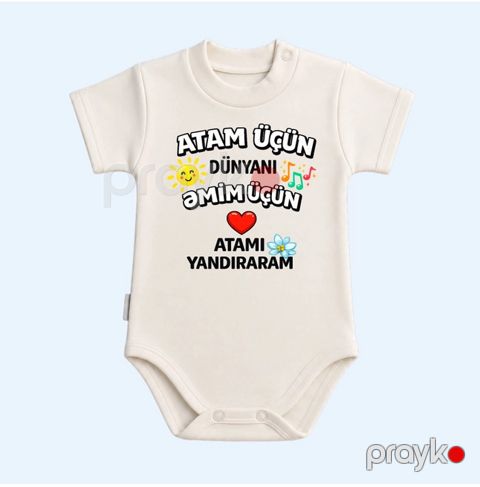 Bodi Əmim üçün, ağ, pambıq, ölçü 6-9 ay — Bakı