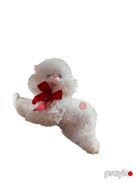Yumşaq oyuncaq FSY-12009, peluş, ağ, 35 sm — Bakı