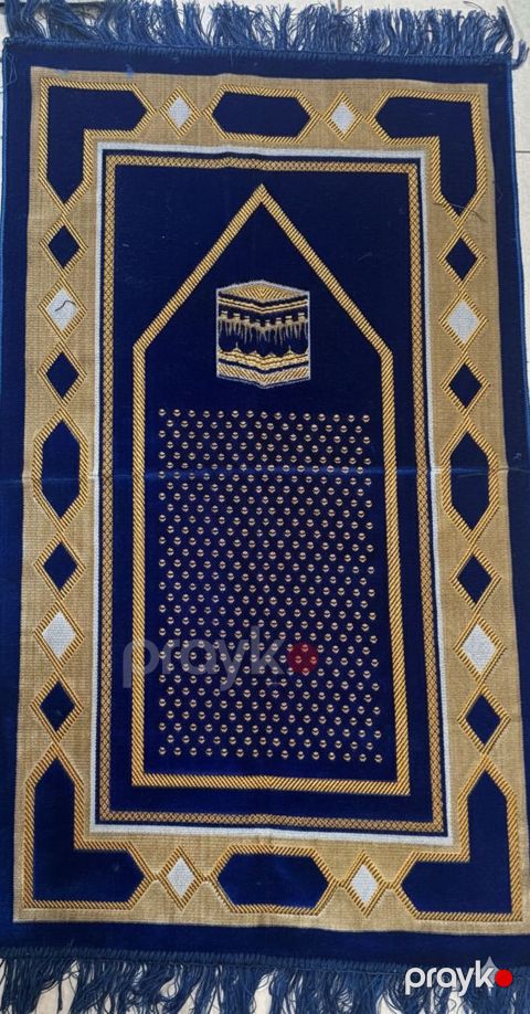 Namaz xalçası H-95, akril, göy, 110x70 sm — Bakı