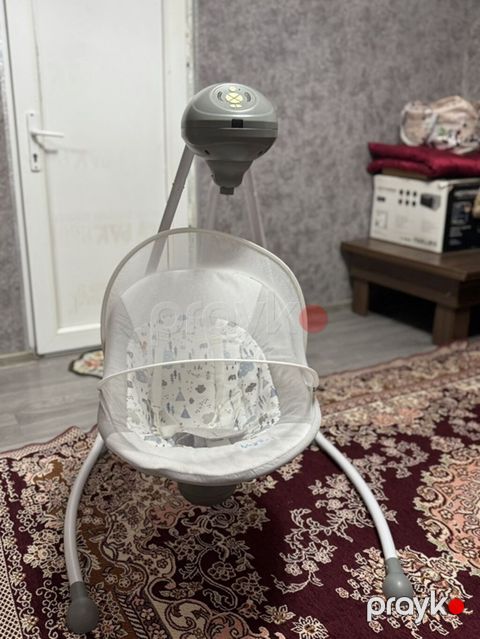 Uşaq elektrik yelləncəyi/swing - Yumşaq və rahat oturacaq, çıxarıla — Digah