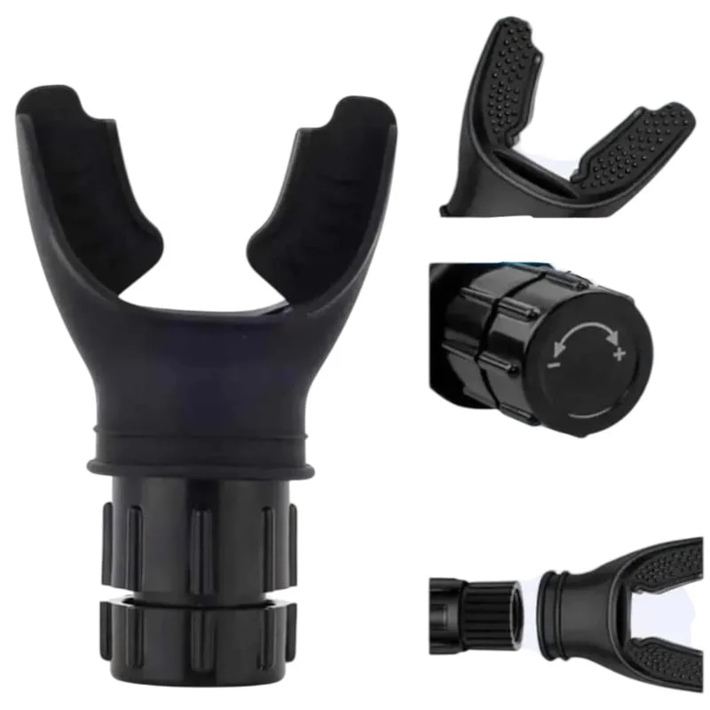 Nəfəs alma trenajoru WS1127, silikon, qara, 6x10 sm — Fitness və simulyatorlar, Bakı (2)