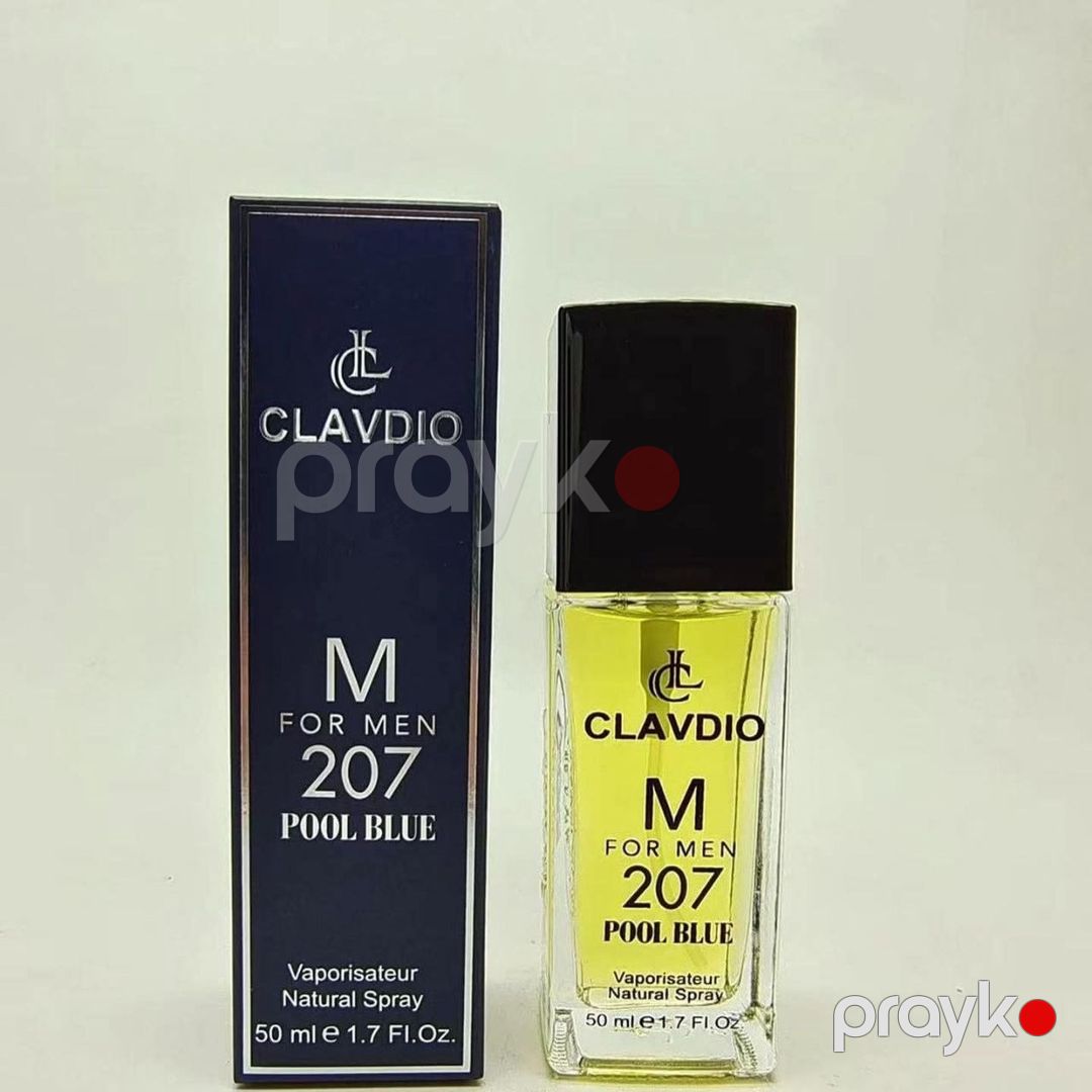 Clavdio M 207 Pool Blue kişilər üçün ətir suyu 50 ml — Mallar, Bakı