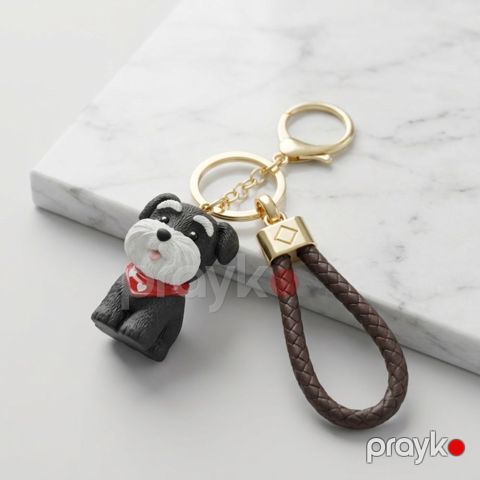 Brelok No brand Keramika Ağ Qara Sweet Dog — Bakı