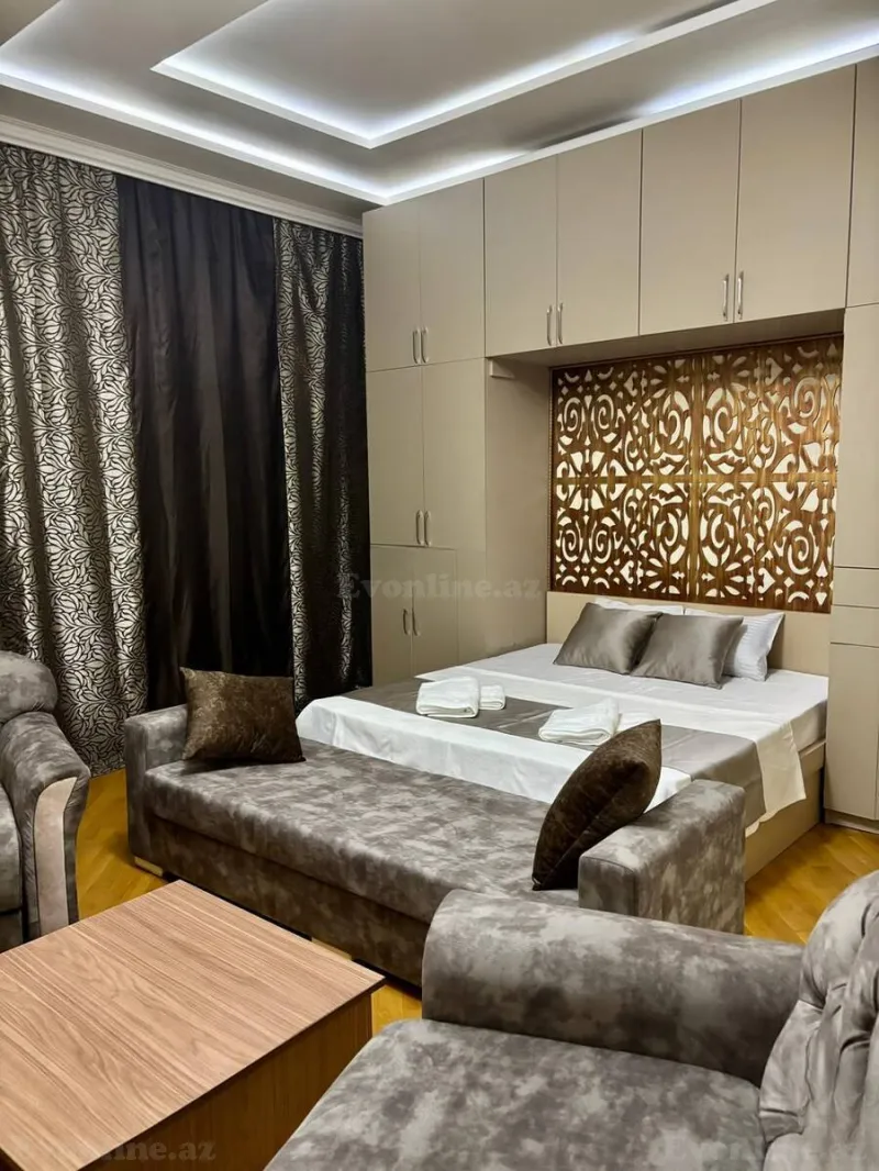 Kirayə verilir 1 otaqlı Mənzil Yeni tikili 55 m² Bakı, Nəsimi r — Mənzil, Bakı (2)