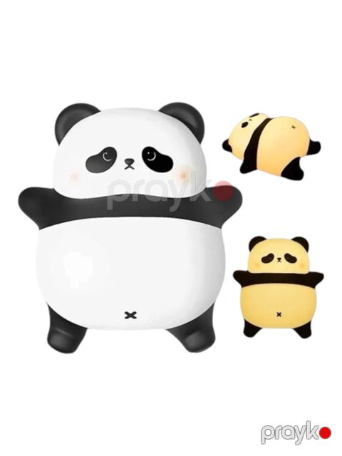 Uzanmış panda silikon lampa — Bakı