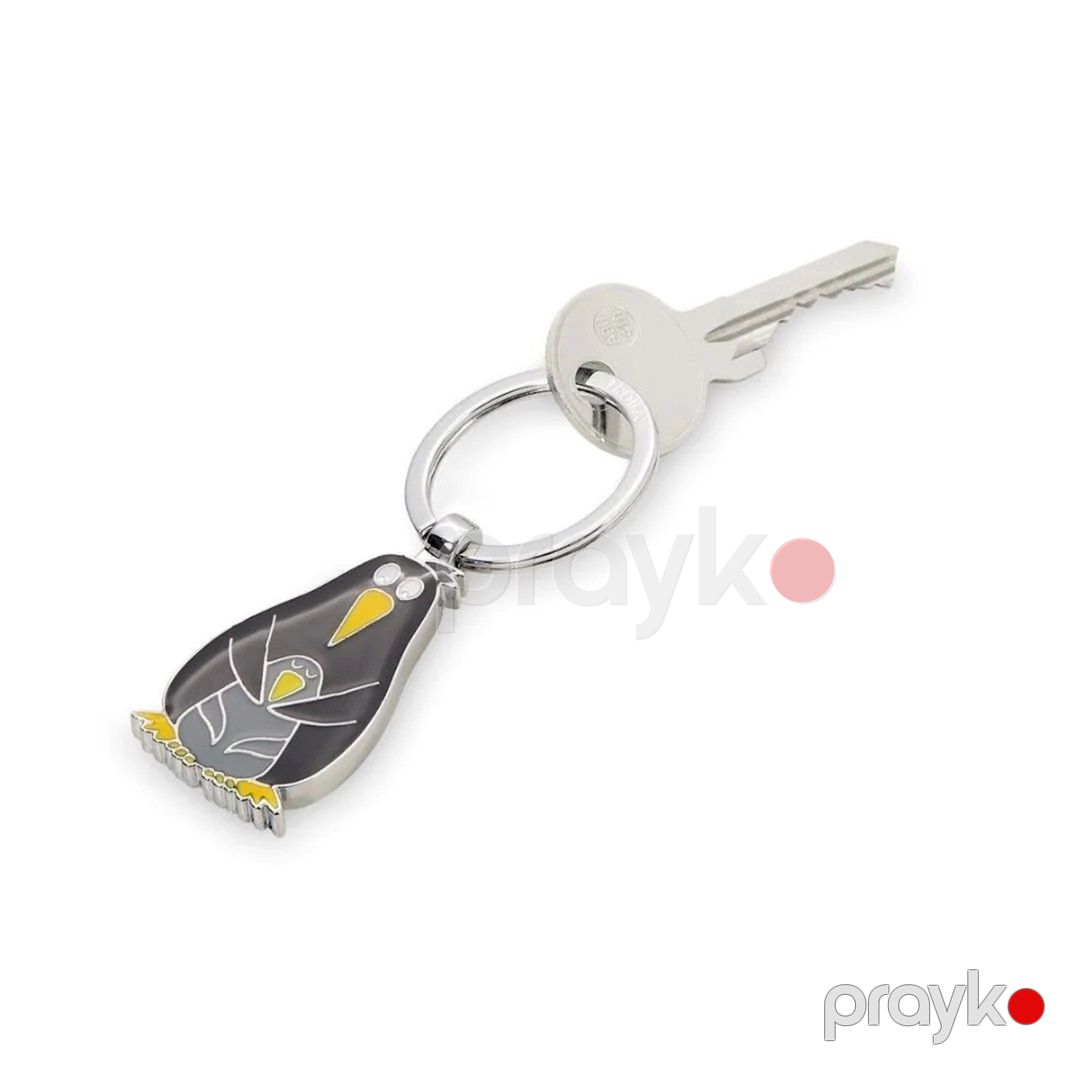 Açar üçün brelok Troika KR21-07-CH Penguin and Pingu, metal, 82x35x5 mm — Mallar, Bakı (2)