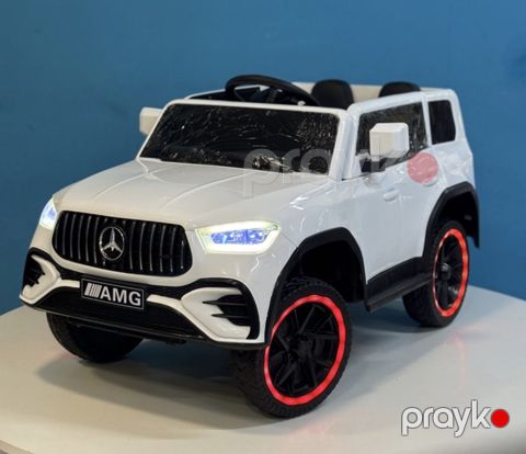 Uşaq elektrik avtomobili Mercedes-Benz AMG 1288, ağ — Bakı