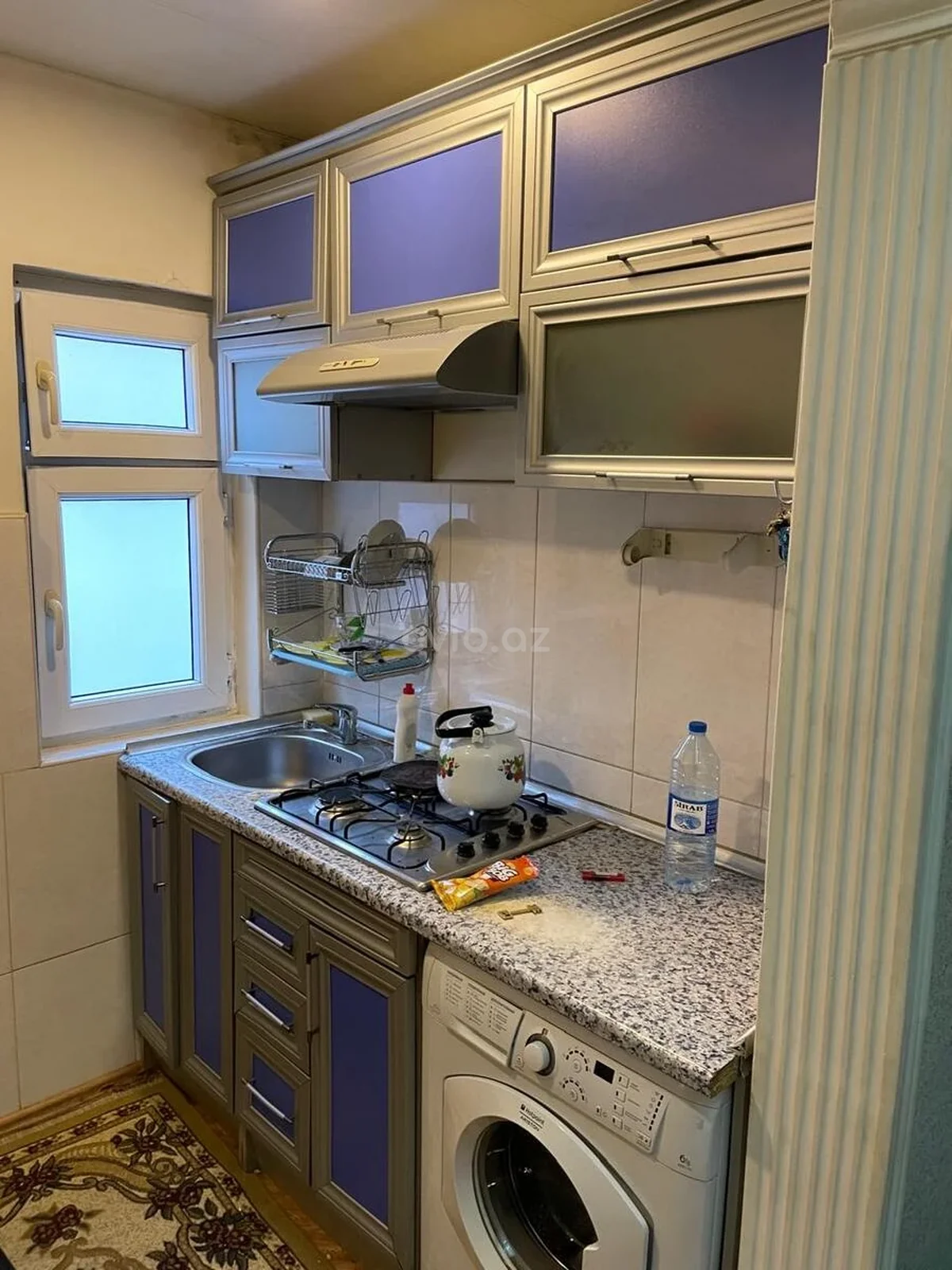 Kirayə 2 otaqlı mənzil Sahil metrosu yaxınlığında — Mənzil, Bakı (9)