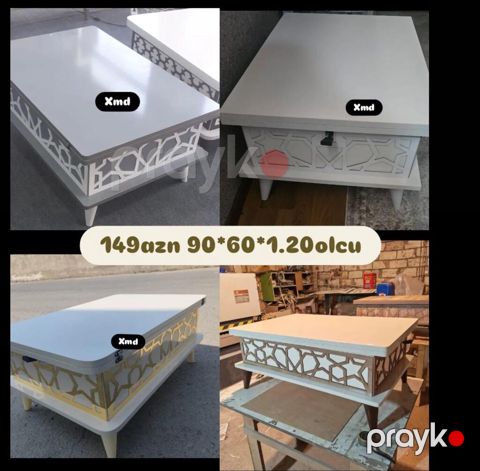 Düz masa, Açılan, Təkərsiz, Parlaq laminat — Bakı