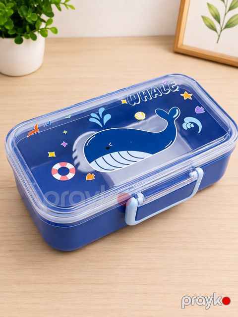 Lanç-boks, Plastik, Göy, 1000 ml — Bakı