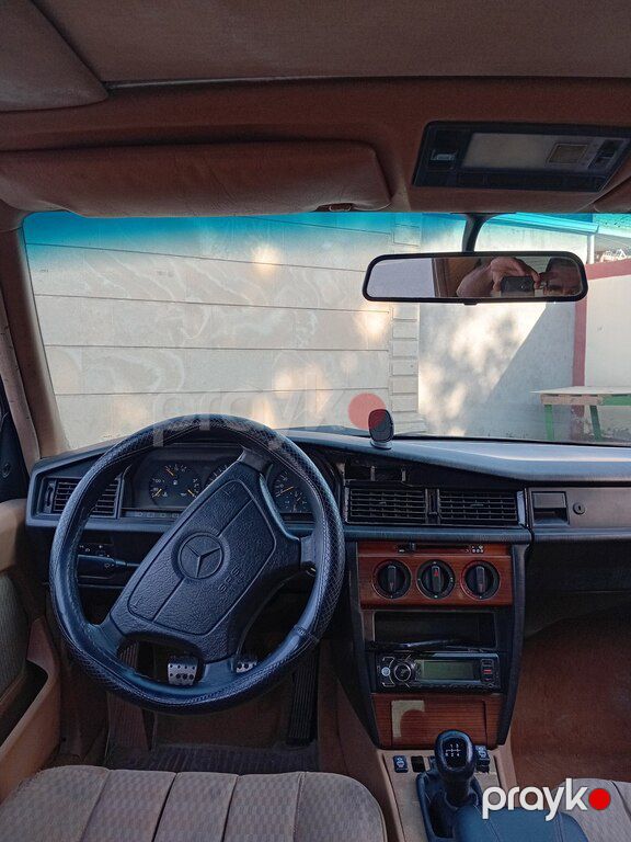 Mercedes 190, 2.0 L, 1991 il, 387 900 km — Avtomobillər, Biləsuvar (3)