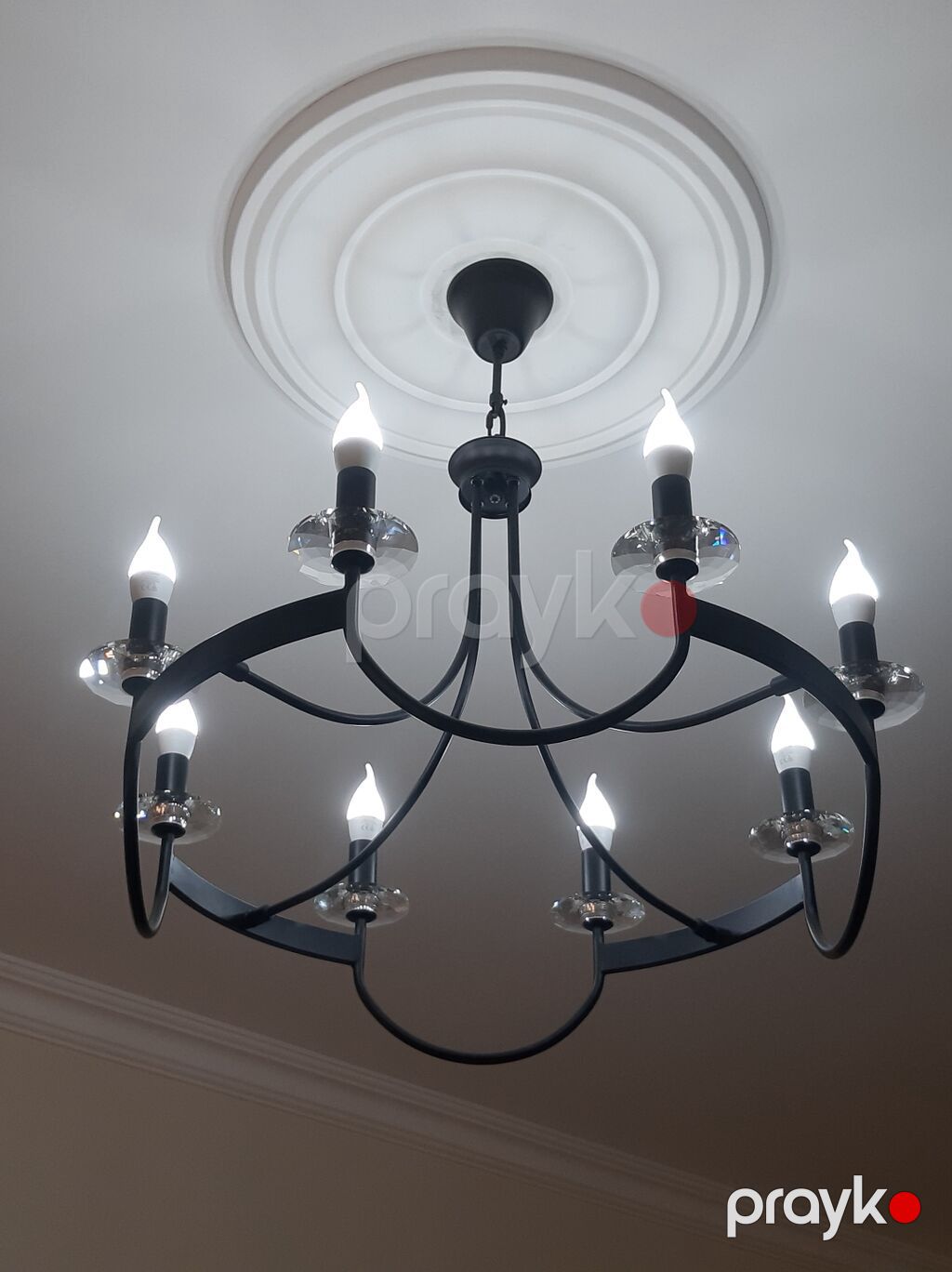 Çılçıraq, 8 lampa, Metal — Tavan is?qlar? v? cilc?raqlar, Gəncə (5)