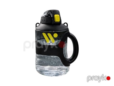 İdman üçün su butulkası 99355416, qara, 2.2 l — Bakı