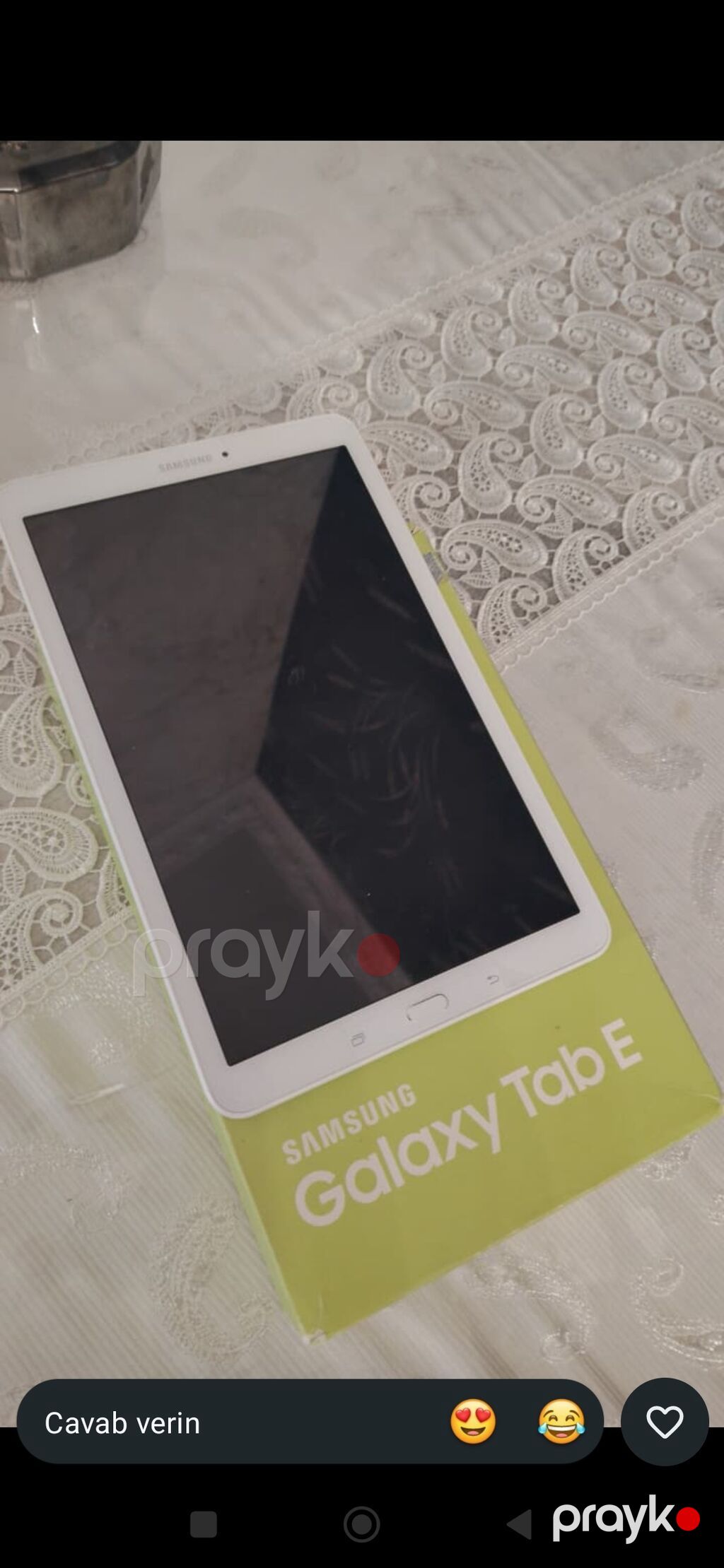 Samsung Galaxy Tab E planşet - Model: Samsung Galaxy Tab E - Rəng: Ağ — Samsung, Xırdalan (3)