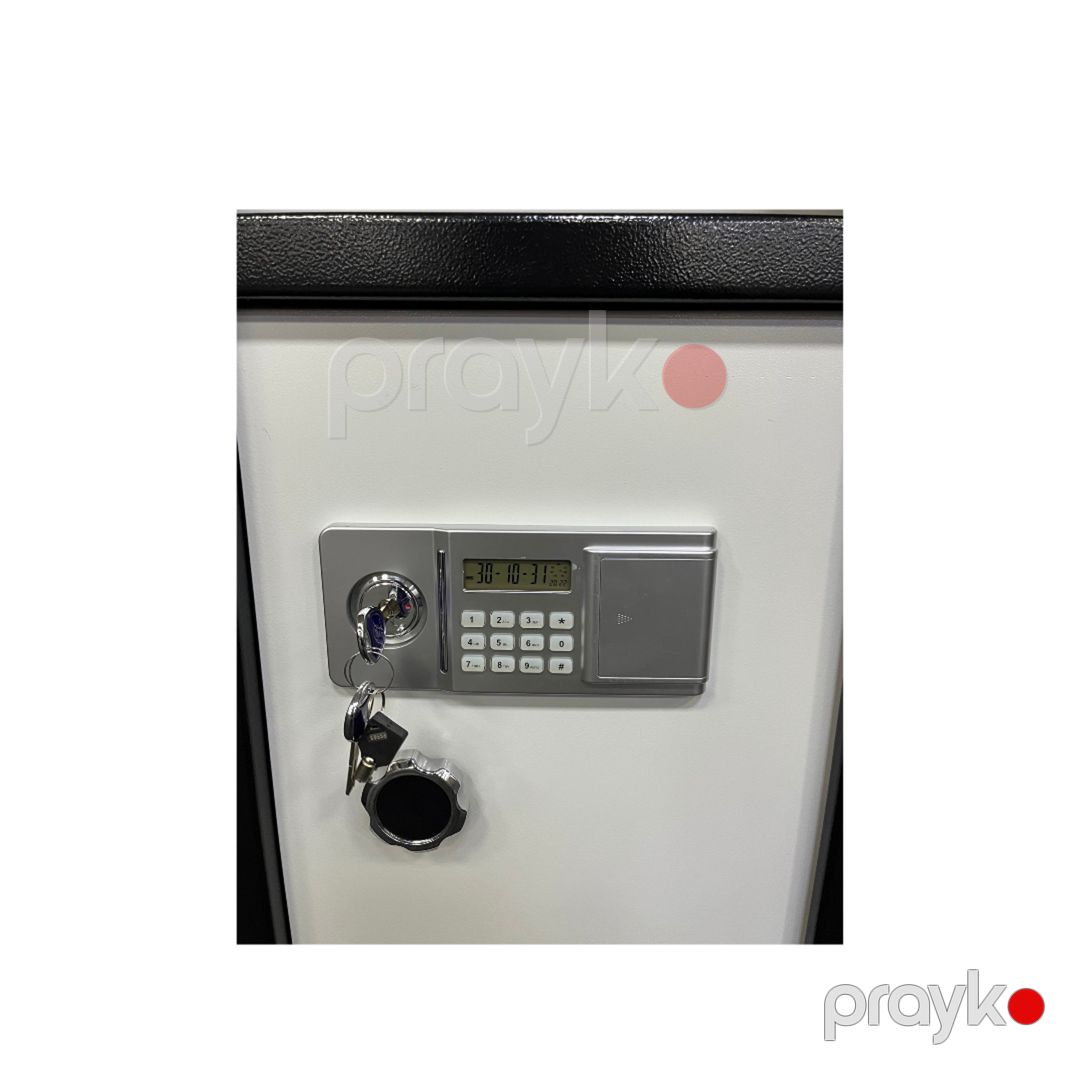 Ofis və mebel seyfi, açarlı və elektron kodlu kilid ilə, qara, 65x45 - GM_3910006 — Mallar, Bakı (2)