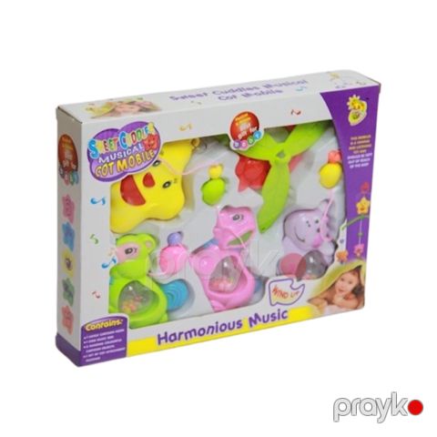 Uşaqlar üçün musiqili beşik oyuncağı Harmonious Music GH78382, rəngbərəng, 1+ yaş - Piramida10490 — Bakı